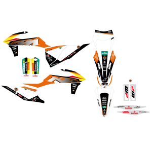 BLACKBIRD RACING Kit Adesivi Replica Trophy 21 KTM SX-SXF 19-22 / EXC 20-22 – 2547R20