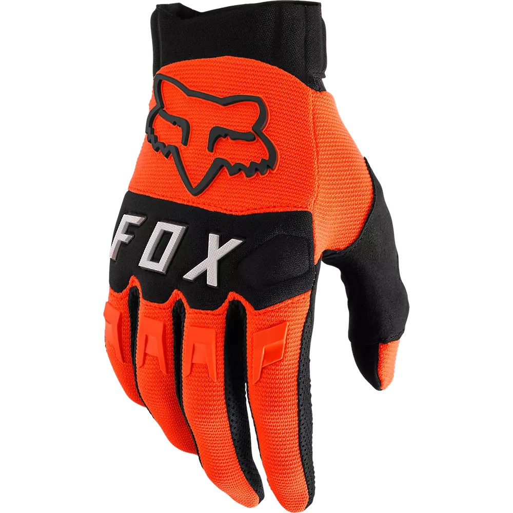 Guanti Bambino 100% I Track Glove Arancio Fluo Bianco Tg S - Cross Action